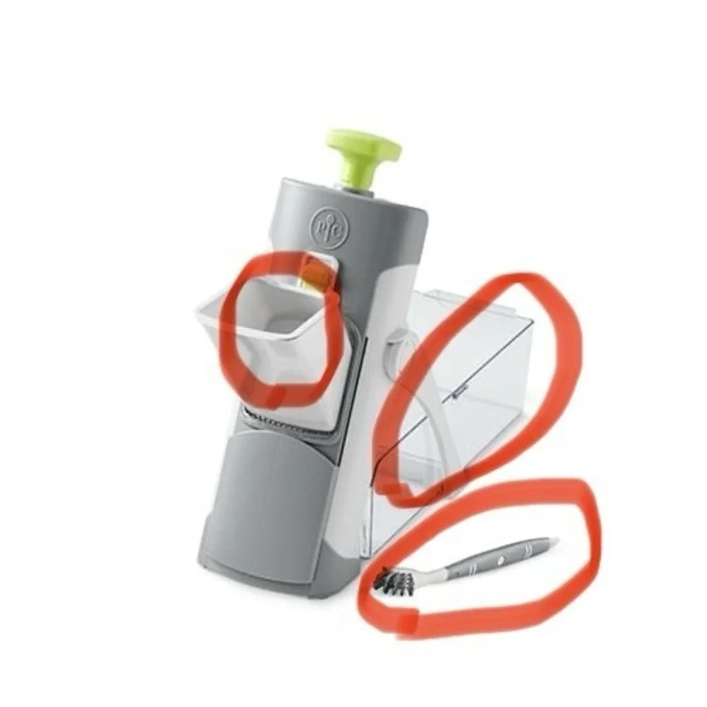Pampered Chef #100351 Rapid-Prep Mandoline Slicer Grater Incomplete Set READ